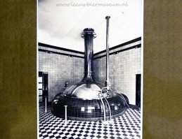 oude foto leeuw bier 1937 brouwketel 220 hl